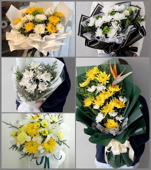 山西忻州河曲县沙泉乡白事花束代送